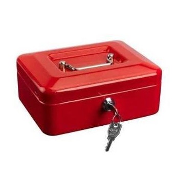 CAJA CAUDALES JOMA SUPER-1 ALUMINIO 80x155x120 MM ROJO