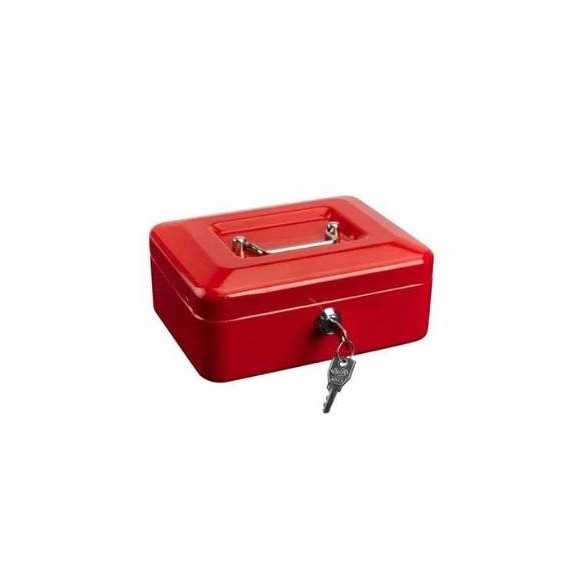 CAJA CAUDALES JOMA SUPER-1 ALUMINIO 80x155x120 MM ROJO