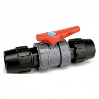 VALVULA BOLA JIMTEN BOCAS IGUALES Ø 63MM