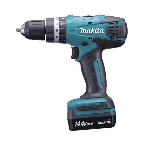 TALADRO PERCUTOR MAKITA HP347DWE 14,4V 1,5AH 1-10MM C/MALETIN Y 2 BAT.