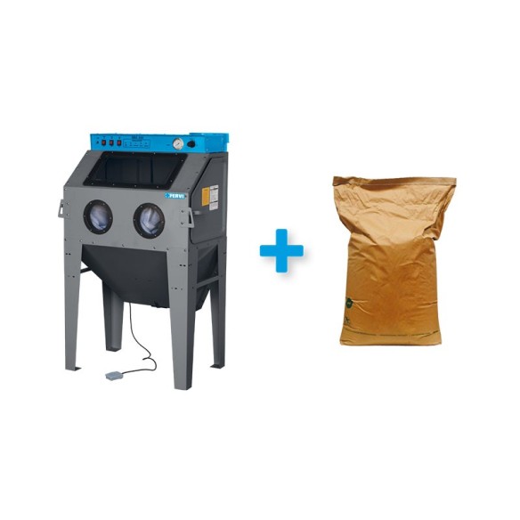 MAQUINA DE CHORRO DE ARENA CON ASPIRADOR + CORINDON FERVI