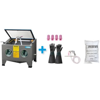 MAQUINA DE CHORRO DE ARENA BASICA + KIT REGALO FERVI