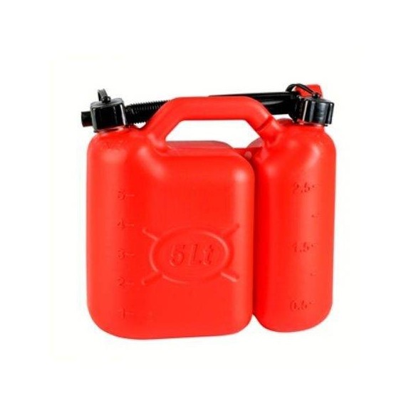 BIDON DOBLE FUEL Y ACEITE TANK 5+2,5 LTS. MAIOL