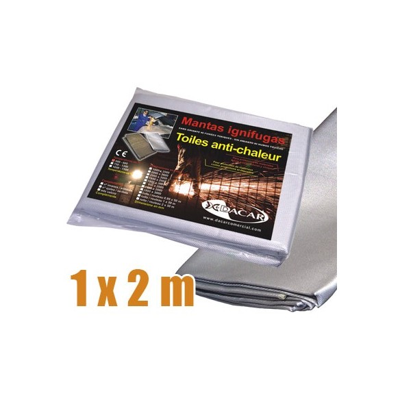 MANTA IGNIFUGA 600º C 1000X2000 MM DACAR