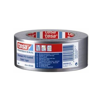 CINTA AMERICANA TEXTIL GAFFER TESA 25 M X 50 MM AZUL