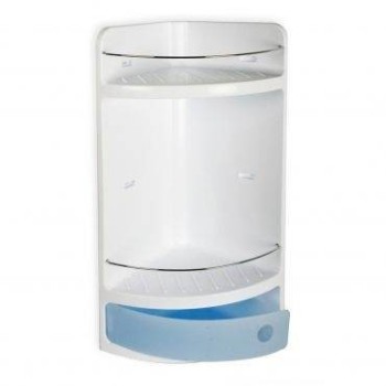 RINCONERA DE BAÑO  TATAY PVC 50 x 20 x 20 cm BLANCA CON CAJON