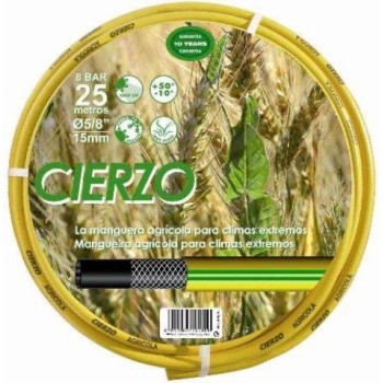 MANGUERA TRENZADA 3 CAPAS PARA RIEGO FITT CIERZO 6015250 25 M Ø 15 MM