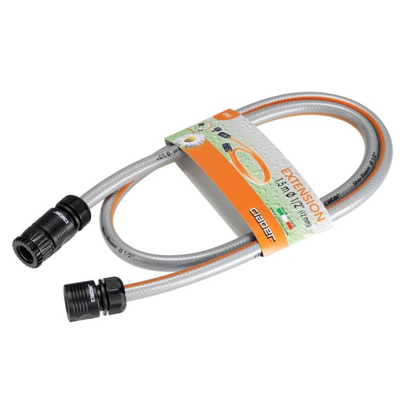 MANGUERA EXTENSIBLE CON ACCESORIOS CLABER 1,5 M 12 MM Ø 17 MM