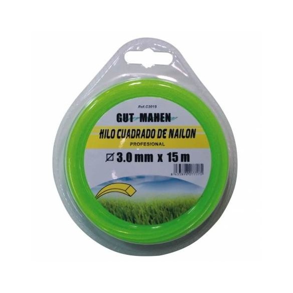 HILO NYLON CUADRADO SPORT GARDEN GTC3015 3 MM 15 M