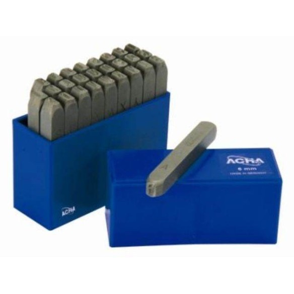 ABECEDARIO GOLPEO ACHA 5 MM