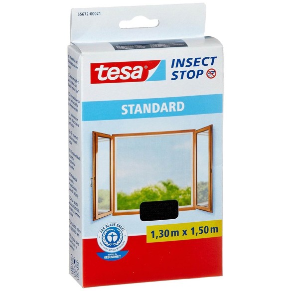 MALLA MOSQUITERA 1,3X1,5 NEGRA STANDARD TESA TAPE