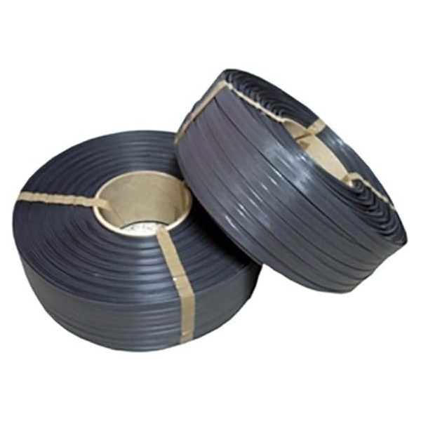 ROLLO FLEJE PLASTICO 16X08 NEGRO 1000MTS URKIOLA