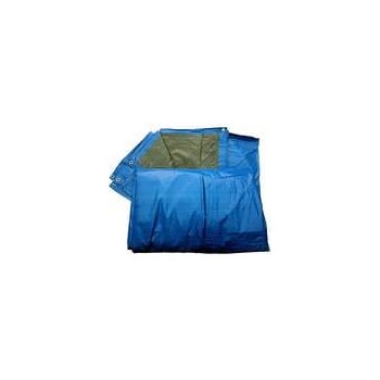 TOLDO DE POLIETILENO REFORZADO 10 X 15 MTS 90 GRAMOS AZUL/VERDE