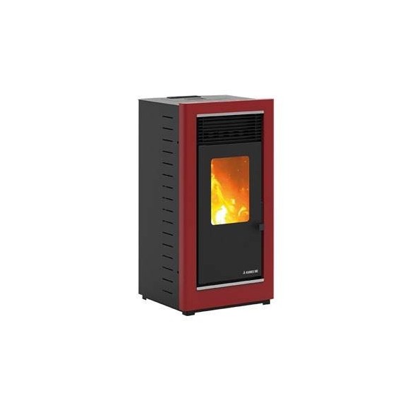 ESTUFA DE PELLET GRAZ S PLUS ROJO G2000P