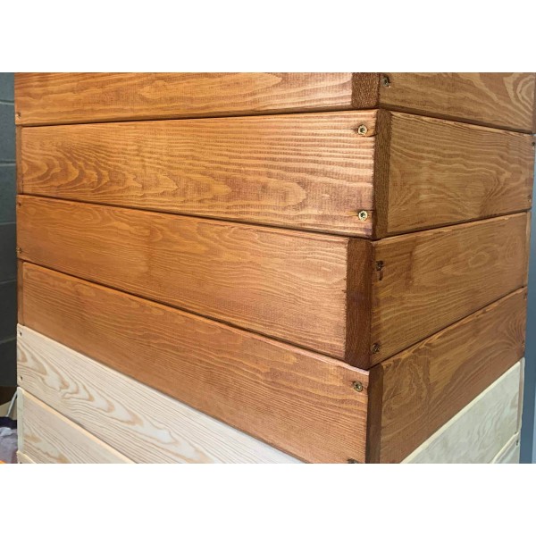 JARDINERA RECTANGULAR CITY CON GEOTEXTIL 60x25x21