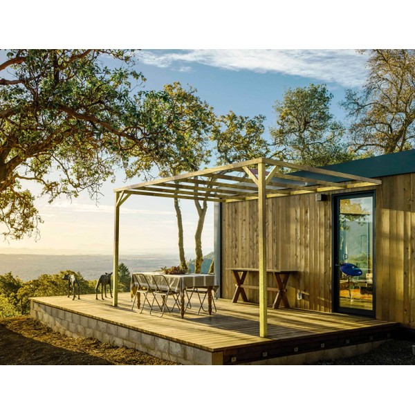 PERGOLA ADOSADA CARMEN 510x300x247