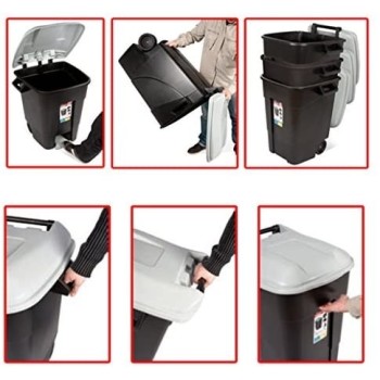 CONTENEDOR 120 L. MARRON TAYG 2