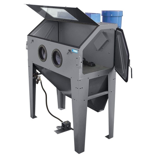 MAQUINA CHORRO ARENA CON ASPIRADOR FERVI