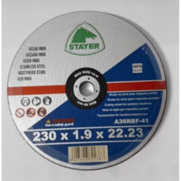 STAYER DISCO INOX STANDARD 230X1,9