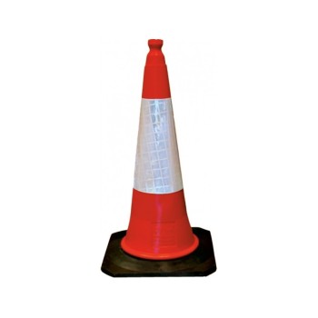 CONO SEÑALIZACION POLIETILENO 75 CMS.