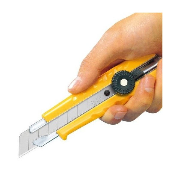 Cúter de bloqueo manual con mango ergonómico L-1