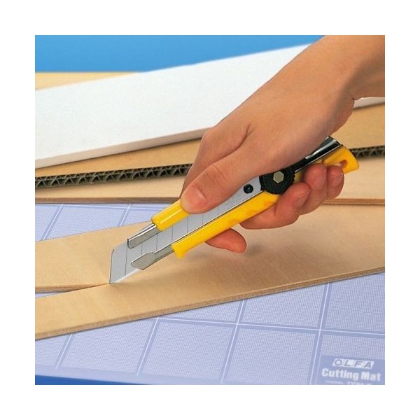 Cúter de bloqueo manual con mango ergonómico L-1