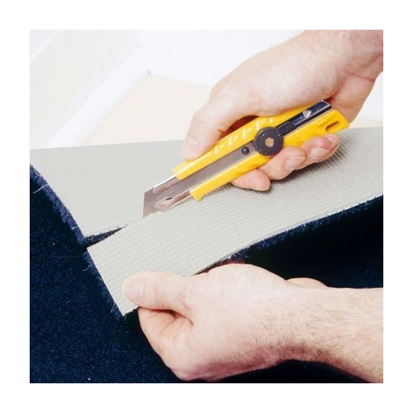 Cúter de bloqueo manual con mango ergonómico L-1