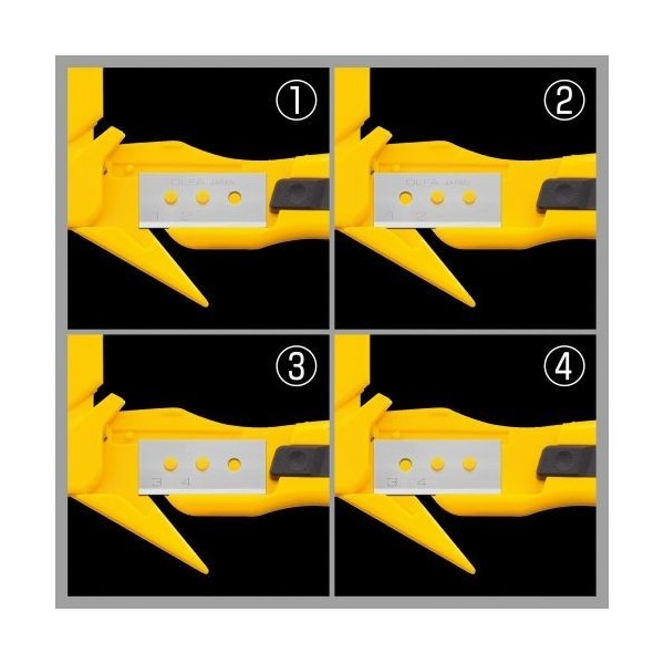 Cúter de seguridad pico de pato con cuchilla oculta SK-10