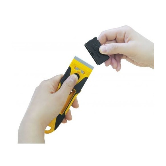 Rascador de vidrio con cuchilla intercambiable de acero inoxidable GSR-2