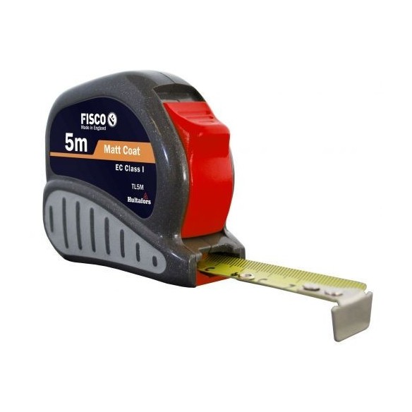 Flexómetro clase I con caja ABS con empuñadura de goma TRI-LOK