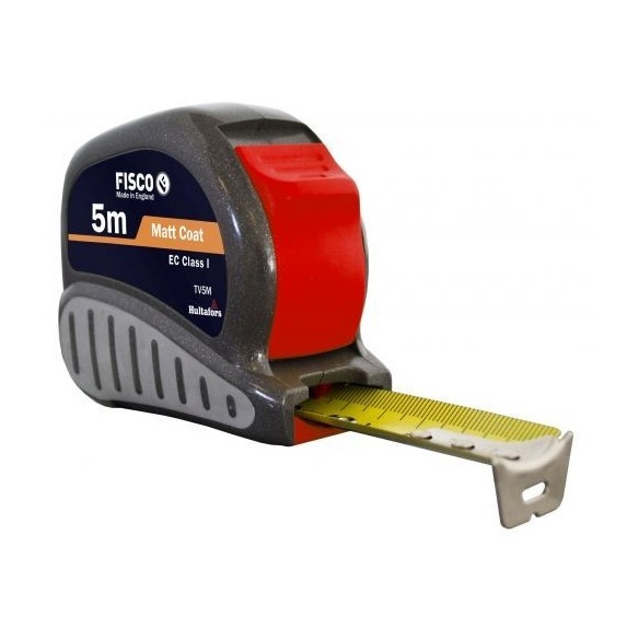 Flexómetro clase I con caja ABS con empuñadura de goma TRI-LOK