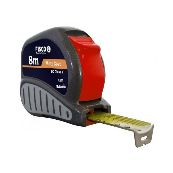 Flexómetro clase I con caja ABS con empuñadura de goma TRI-LOK