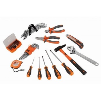 CAJA METÁLICA CON BANDEJA INTERIOR Y 59 HERRAMIENTAS HR 2