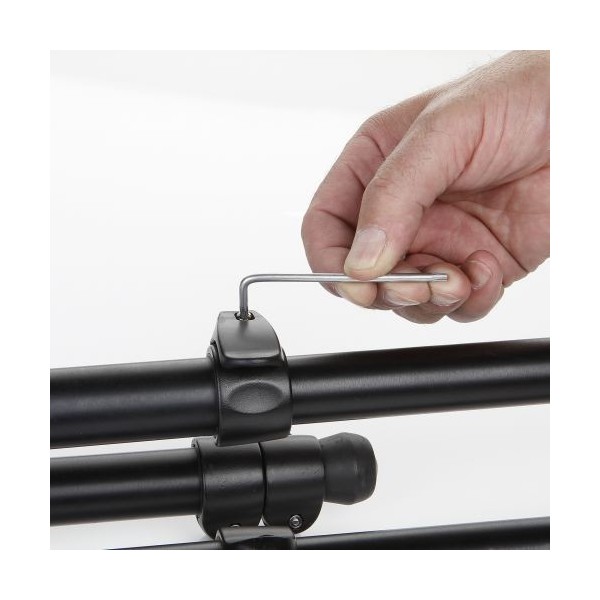 JUEGO DE LLAVES ACODADAS TORX INVIOLABLE, SOPORTE DE PLÁSTICO HR ALYCO