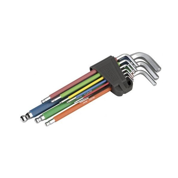 JUEGO DE LLAVES ALLEN DE BOLA SERIE EXTRALARGA