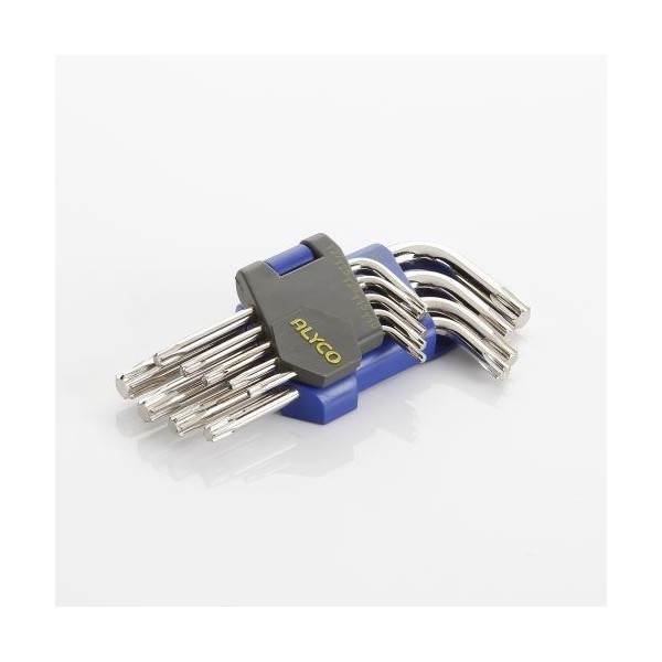 JUEGO DE LLAVES TORX, SOPORTE DE PLÁSTICO ALYCO