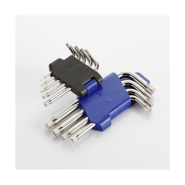 JUEGO DE LLAVES TORX, SOPORTE DE PLÁSTICO ALYCO