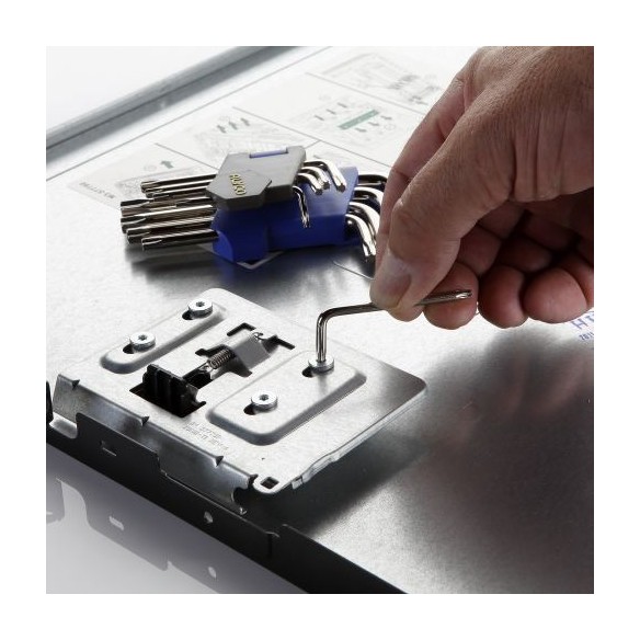 JUEGO DE LLAVES TORX, SOPORTE DE PLÁSTICO ALYCO