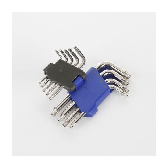 JUEGO DE LLAVES TORX INVIOLABLE, SOPORTE DE PLÁSTICO ALYCO