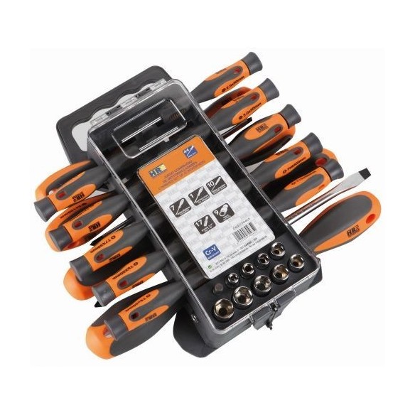 JUEGO COMBINADO DE DESTORNILLADORES