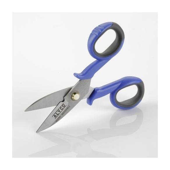 TIJERA DE ELECTRICISTA MULTIUSO EN ACERO INOXIDABLE ALYCO