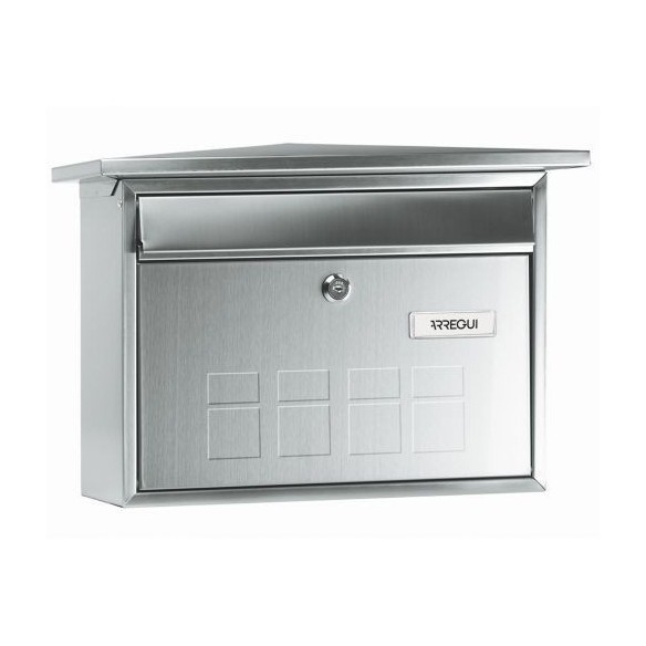 ARREGUI - Buzón Metálico Capacidad A4 - DECO Inoxidable