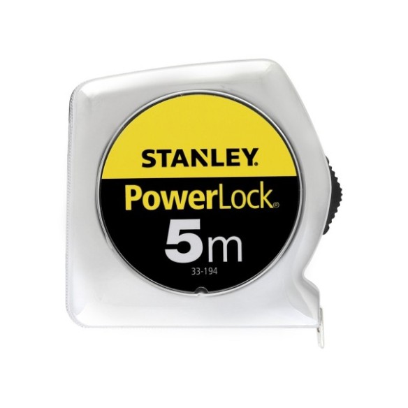 FLEXOMETRO POWERLOCK C/F Y CLIP 5M. STANLEY