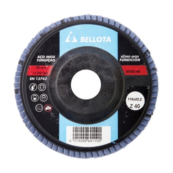 DISCO LAMINAS BELLOTA INOX 115 MM AZ-40