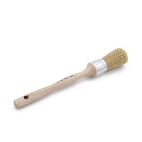 BROCHA VIROLA PLATA CON TACO  Nº10 Ref.4022