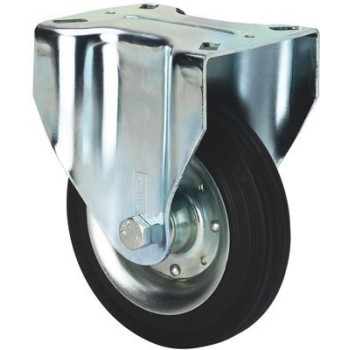 RUEDA G NEGRA FIJA 100MM 2-0226 ALEX