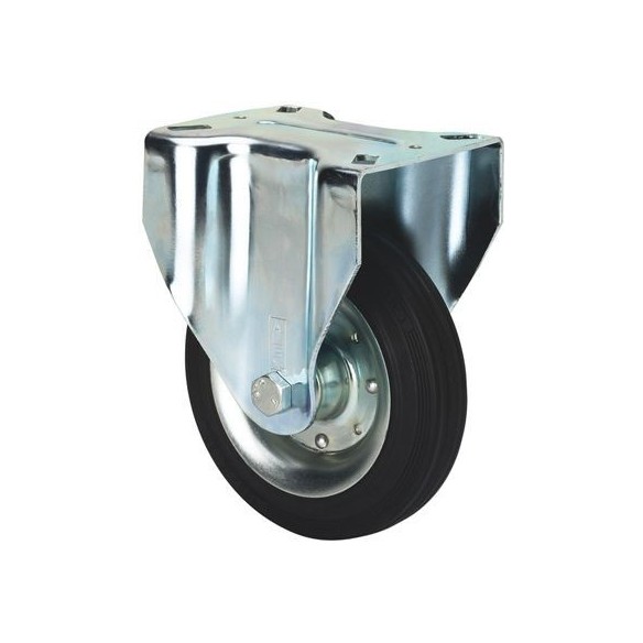 RUEDA G NEGRA FIJA 100MM 2-0226 ALEX