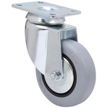 RUEDA G GRIS GIRATORIA 80MM 1-0180 ALEX