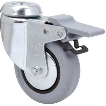 RUEDA G GRIS GIRATORIA FR 80MM 1-0387 ALEX