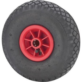 RUEDA NEUMATICA ROJA COJ. RODILLOS TW0124 ALEX